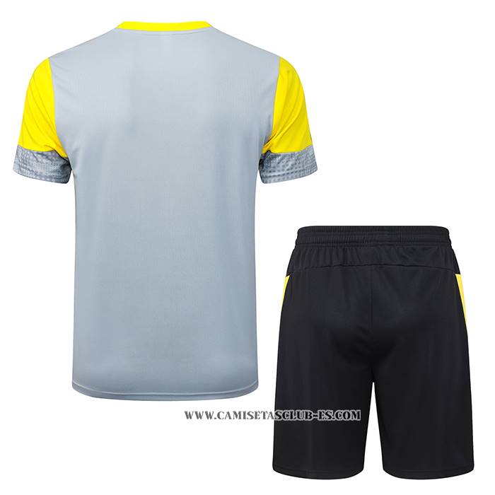 Chandal del Borussia Dortmund 25-26 Manga Corta Gris - Pantalon Corto
